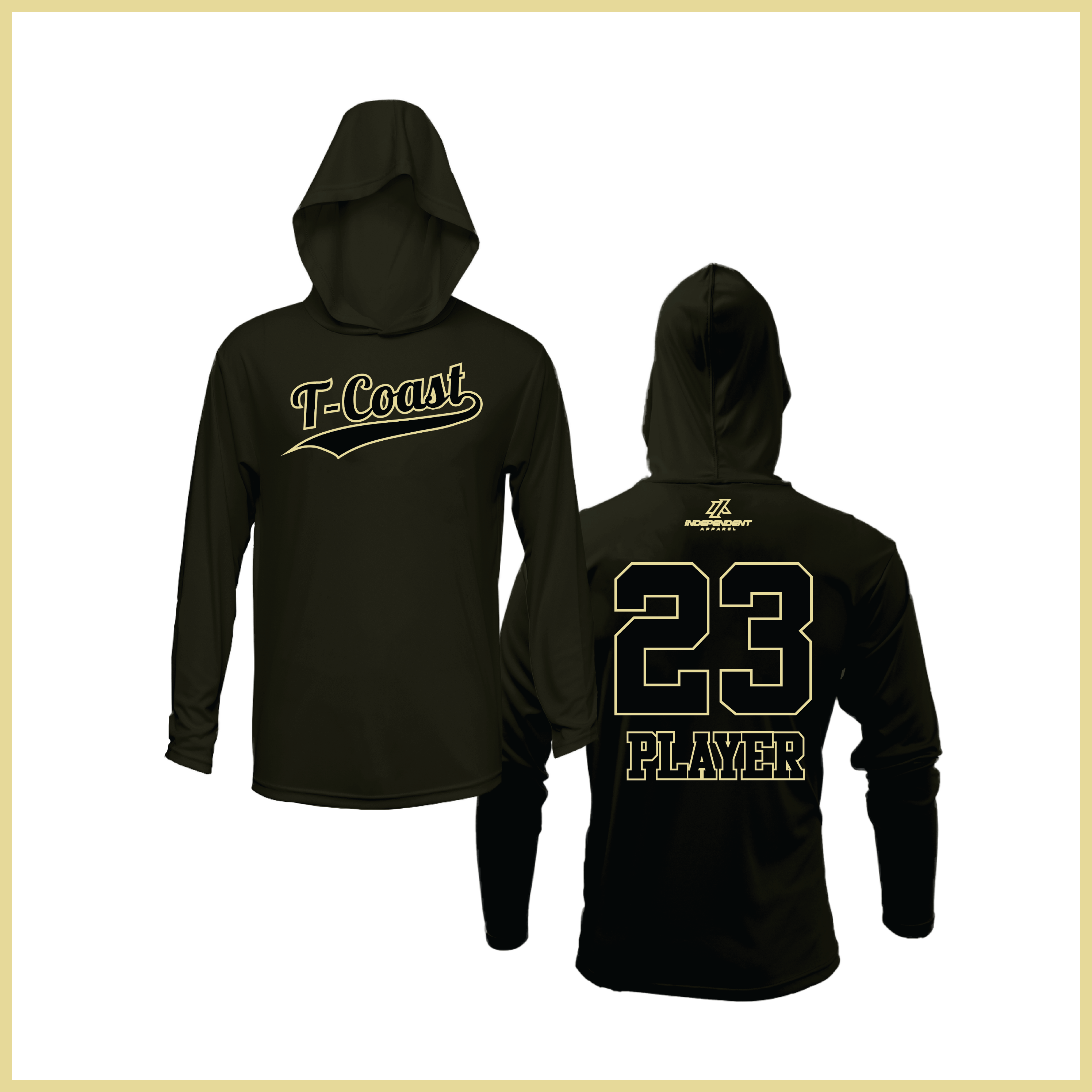 Treasure Coast T-Coast Logo Lightweight Hoodie