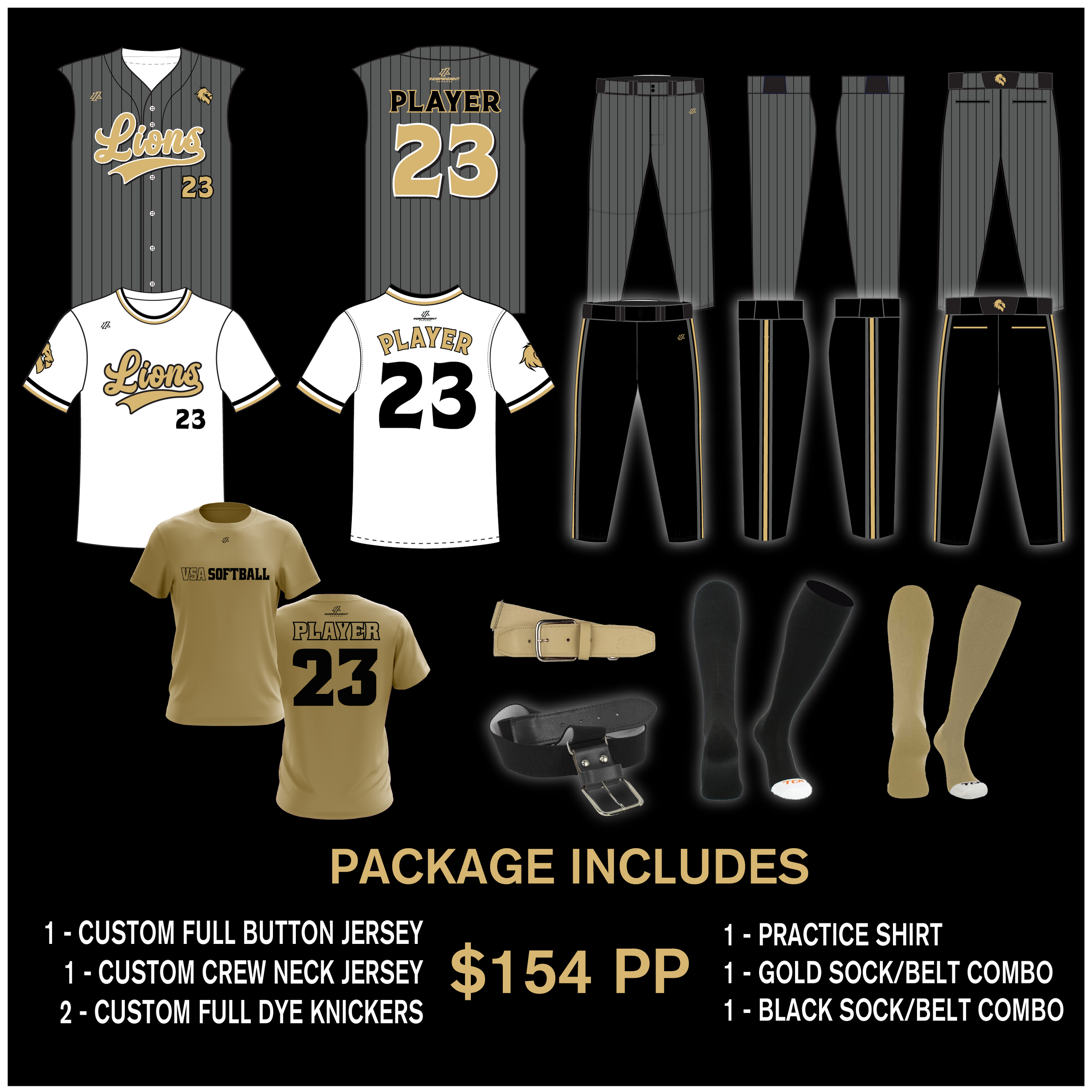 Babione 12U Fall 2025 Player Package