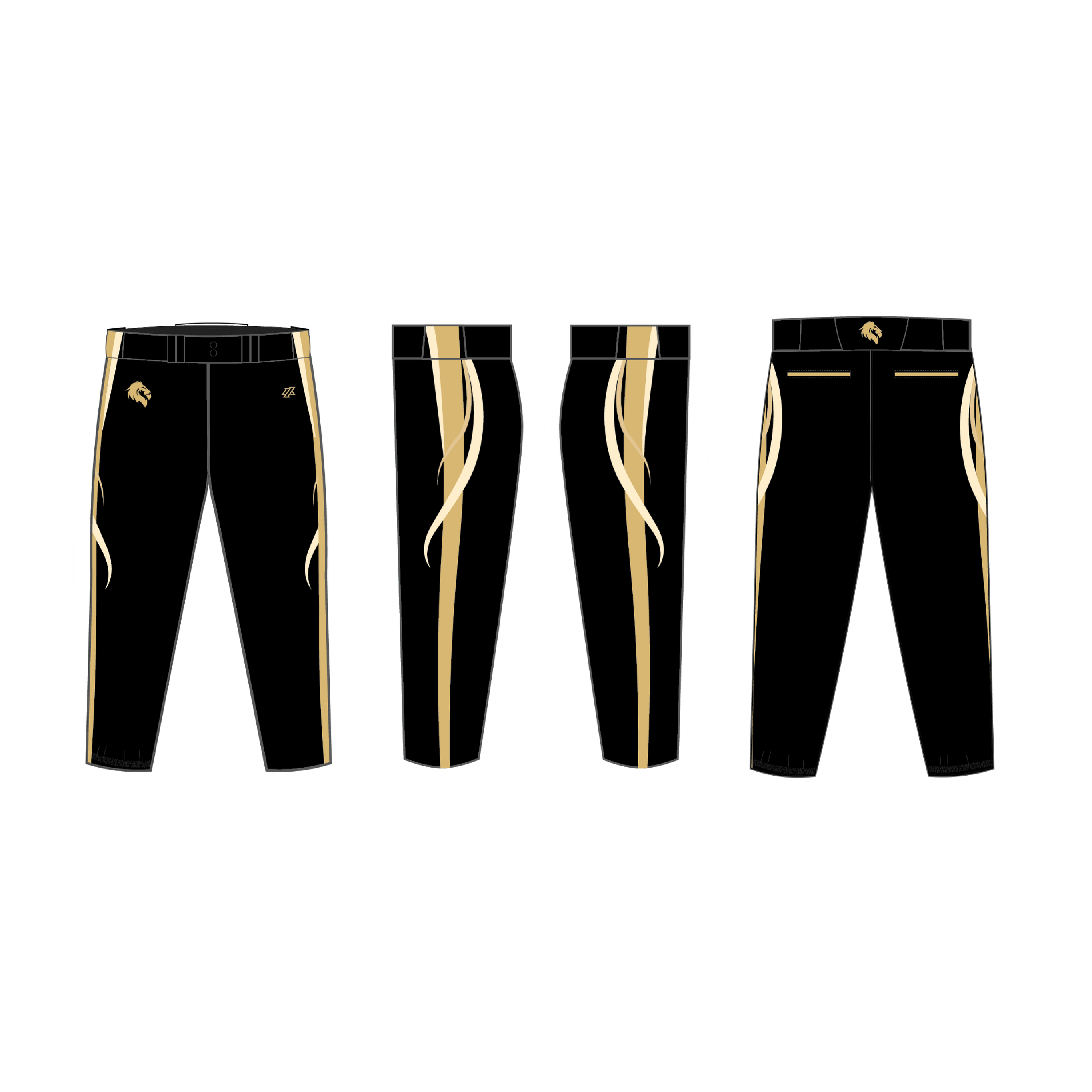 Dovner 12U Black Swirl Knickers