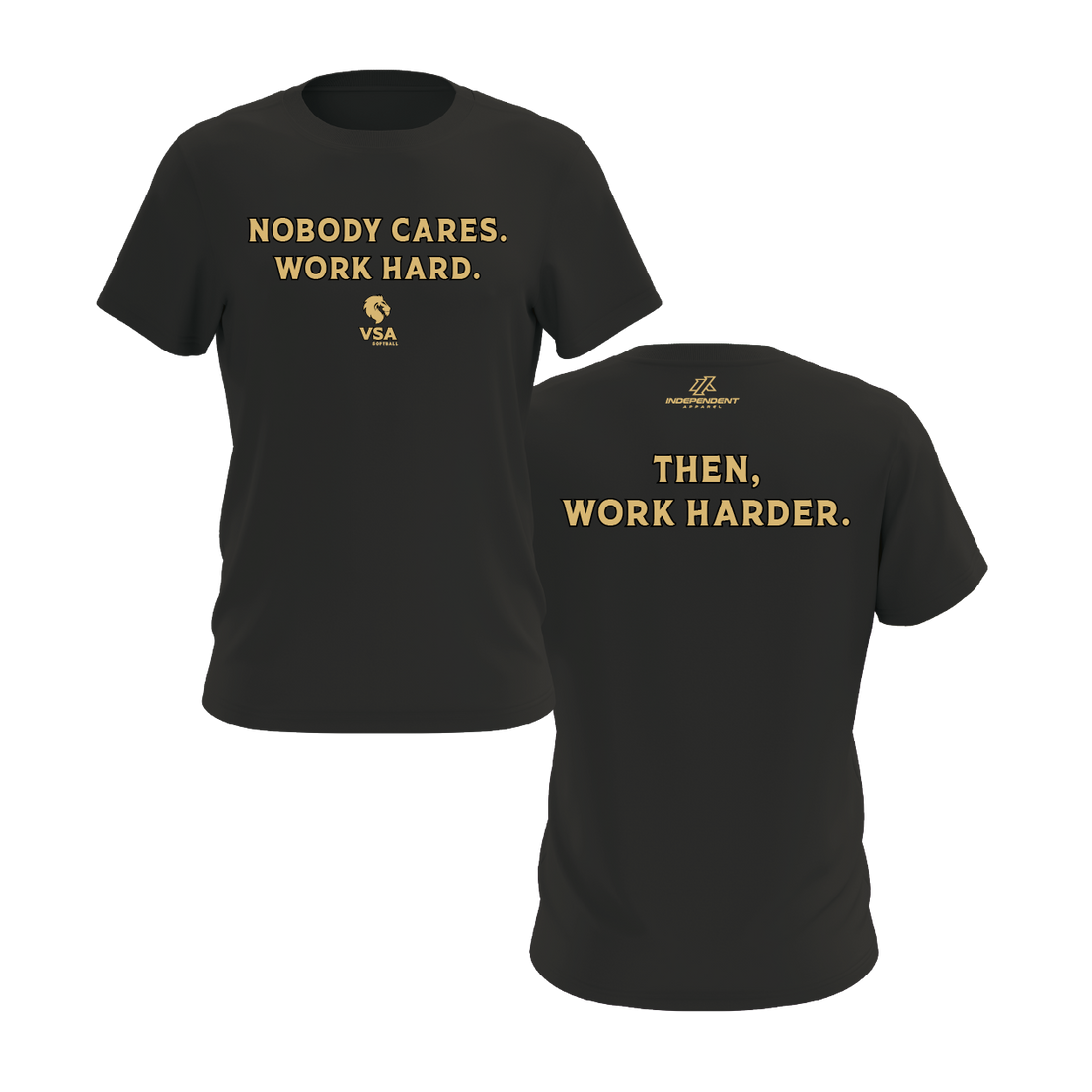 Buzzell 14U "Nobody Cares, Work Hard" Short Sleeve Shirt