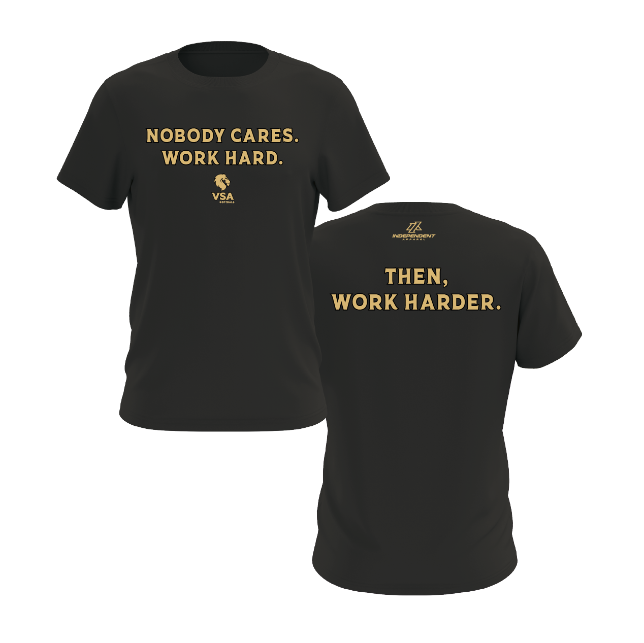 Buzzell 14U "Nobody Cares, Work Hard" Short Sleeve Shirt