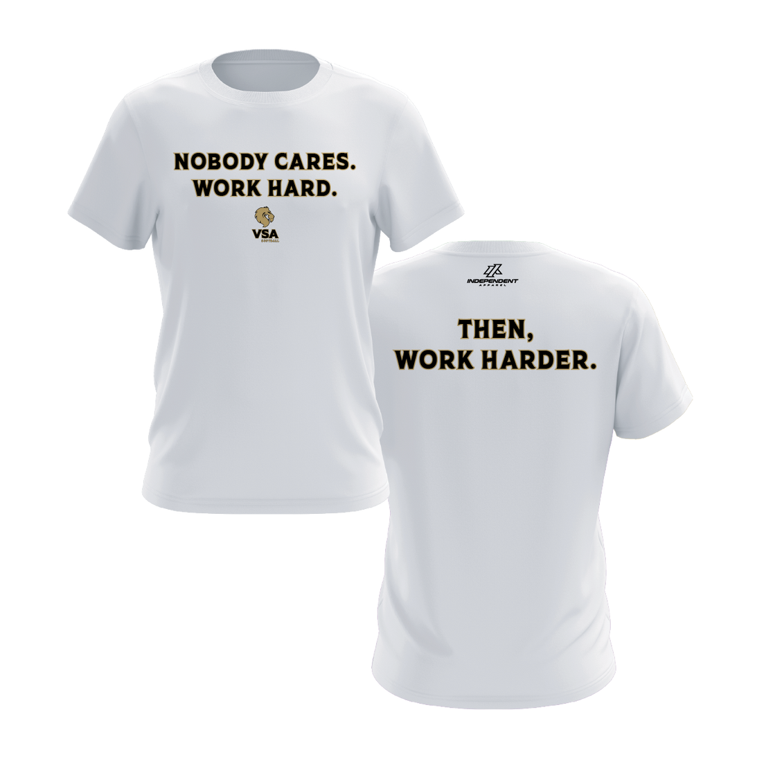 Buzzell 14U "Nobody Cares, Work Hard" Short Sleeve Shirt