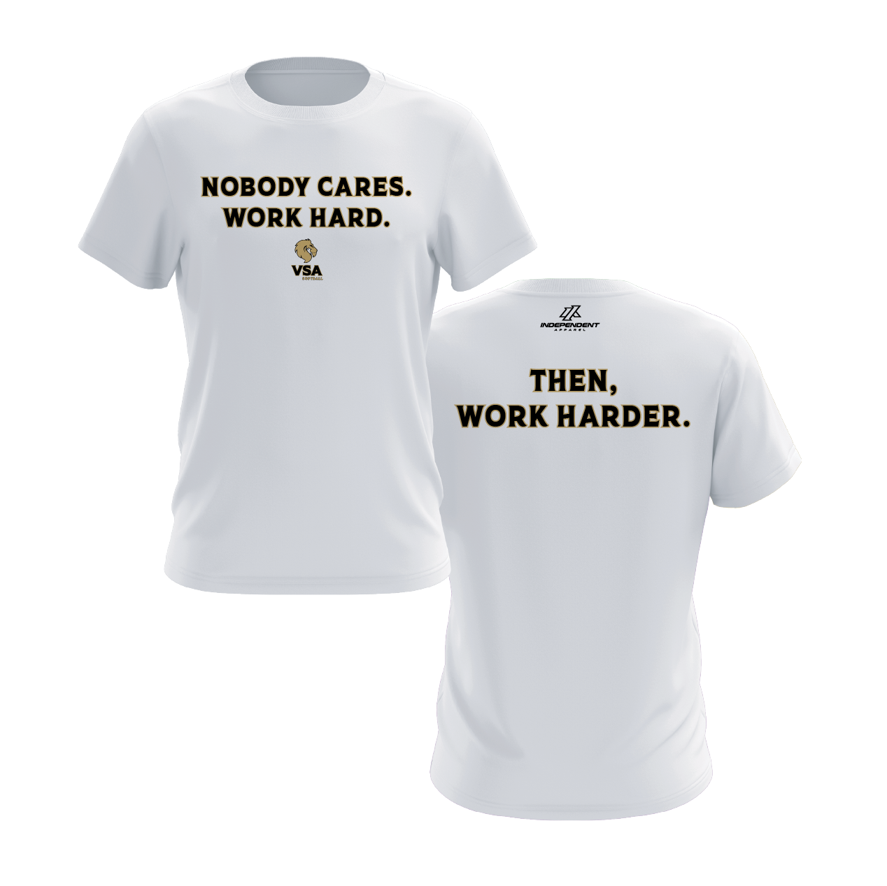 Buzzell 14U "Nobody Cares, Work Hard" Short Sleeve Shirt