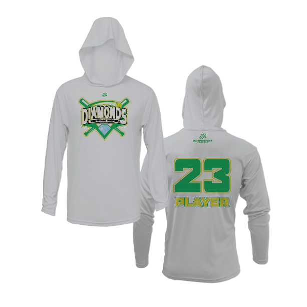 WBD Ducks League Logo Lightweight Hoodie