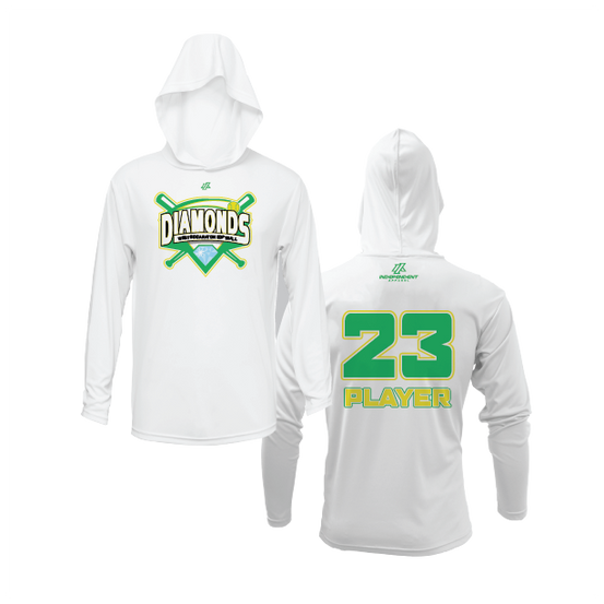 WBD Ducks League Logo Lightweight Hoodie