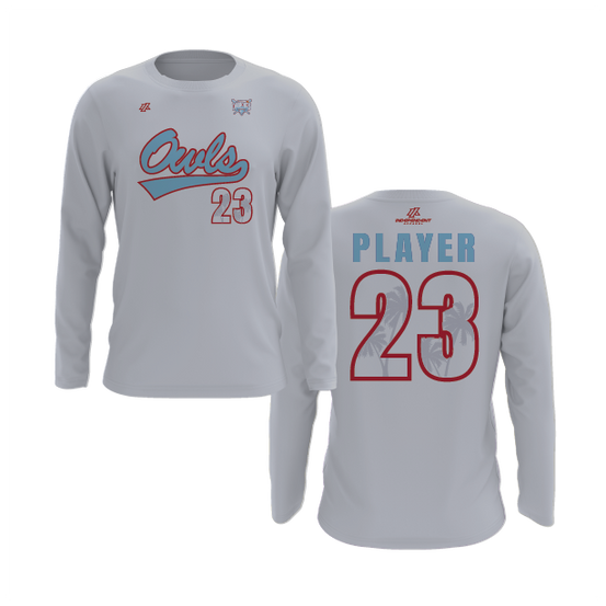 WBD Owls Logo Long Sleeve Shirt