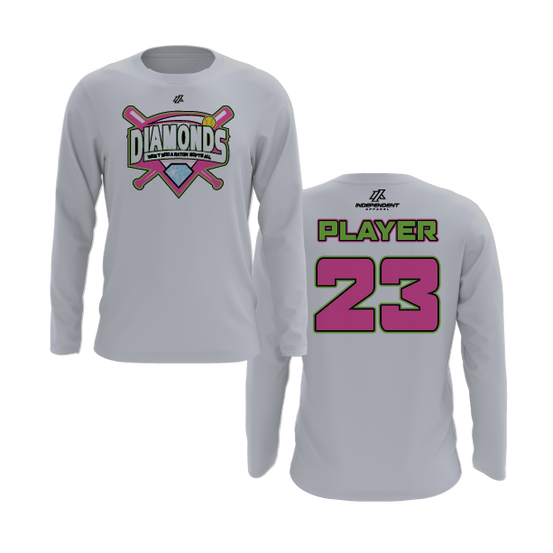 WBD Party Animals League Logo Long Sleeve Shirt