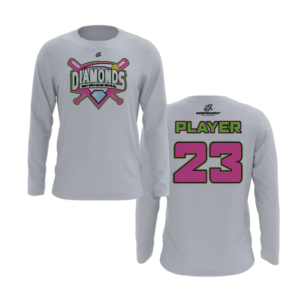 WBD Party Animals League Logo Long Sleeve Shirt