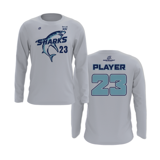 WBD Sharks Logo Long Sleeve Shirt