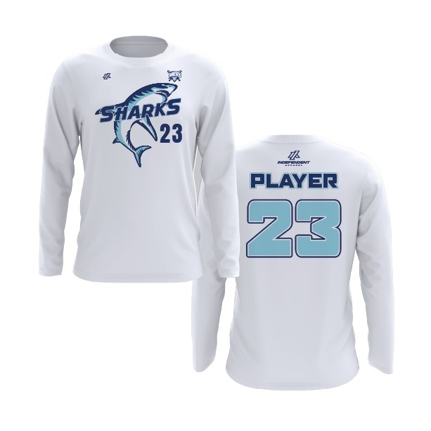 WBD Sharks Logo Long Sleeve Shirt