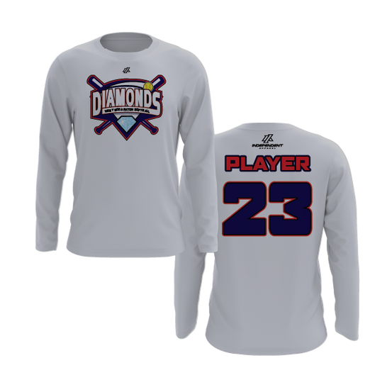 WBD Huskies League Logo Long Sleeve Shirt