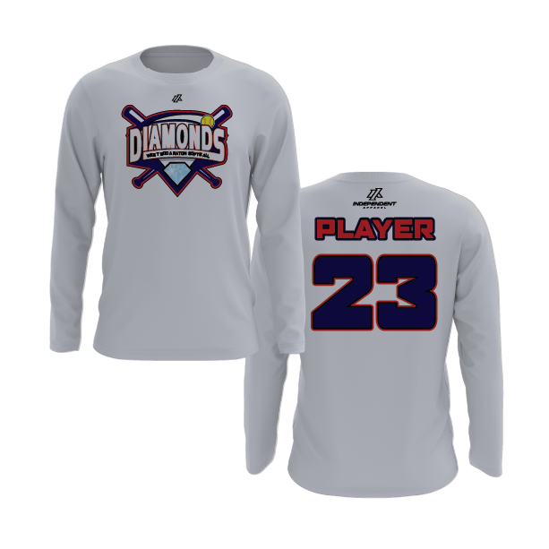 WBD Huskies League Logo Long Sleeve Shirt