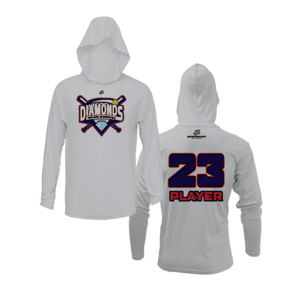 WBD Huskies League Logo Lightweight Hoodie