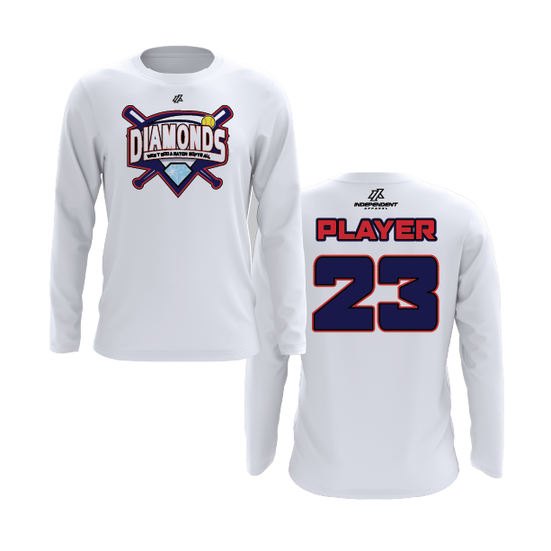 WBD Huskies League Logo Long Sleeve Shirt