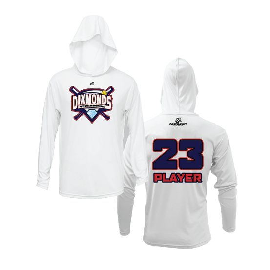 WBD Huskies League Logo Lightweight Hoodie