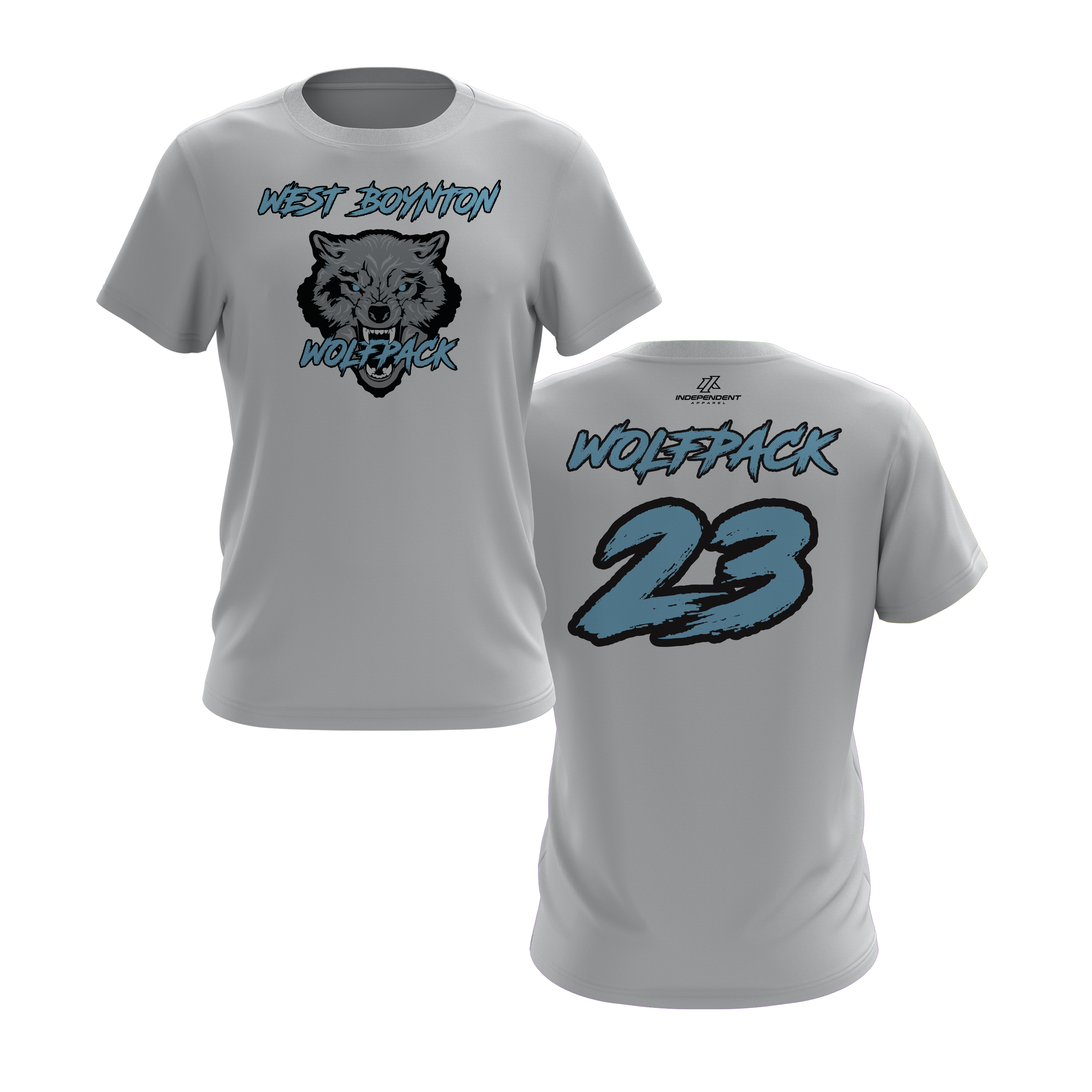 West Boynton Wolfpack Logo Short Sleeve Shirt