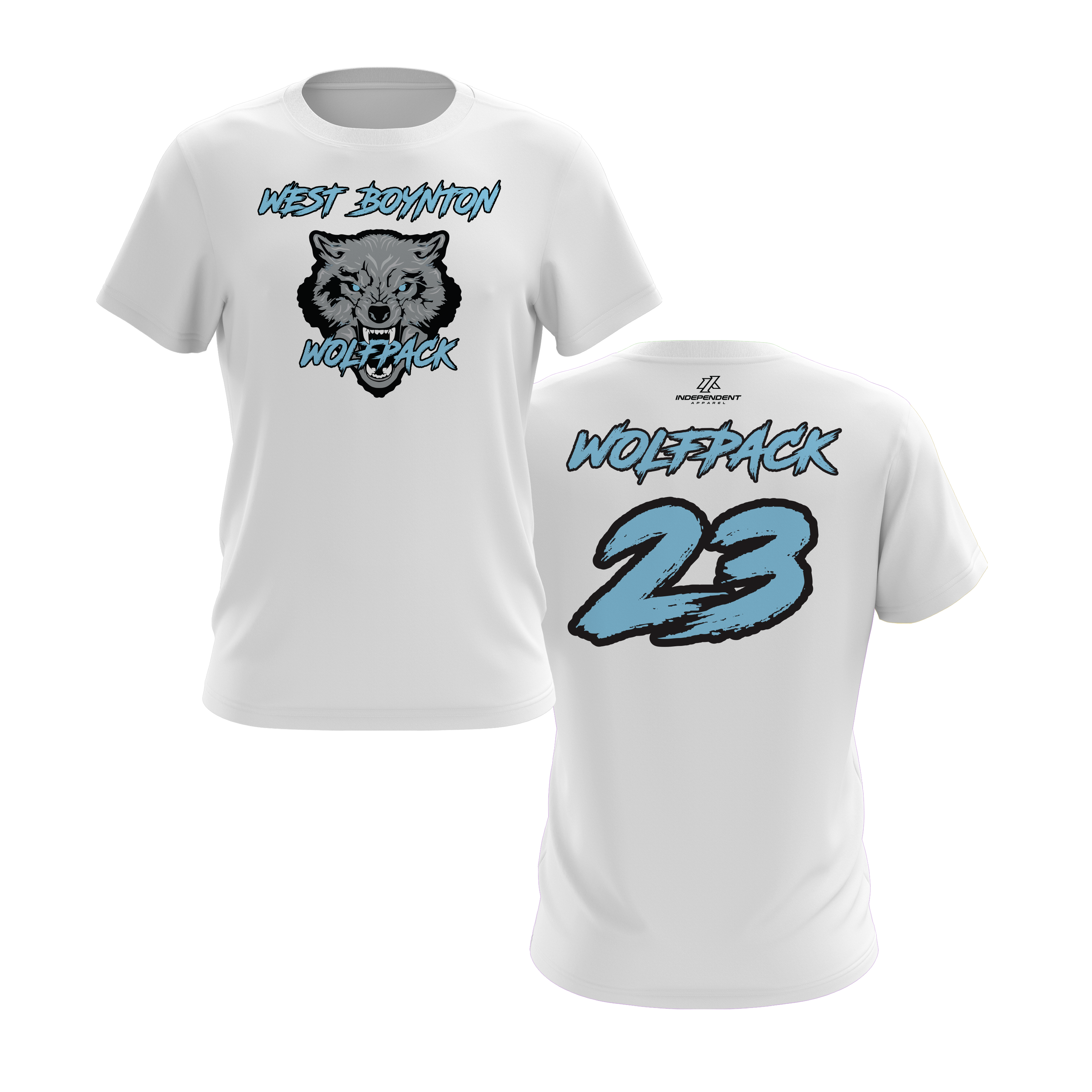 West Boynton Wolfpack Logo Short Sleeve Shirt