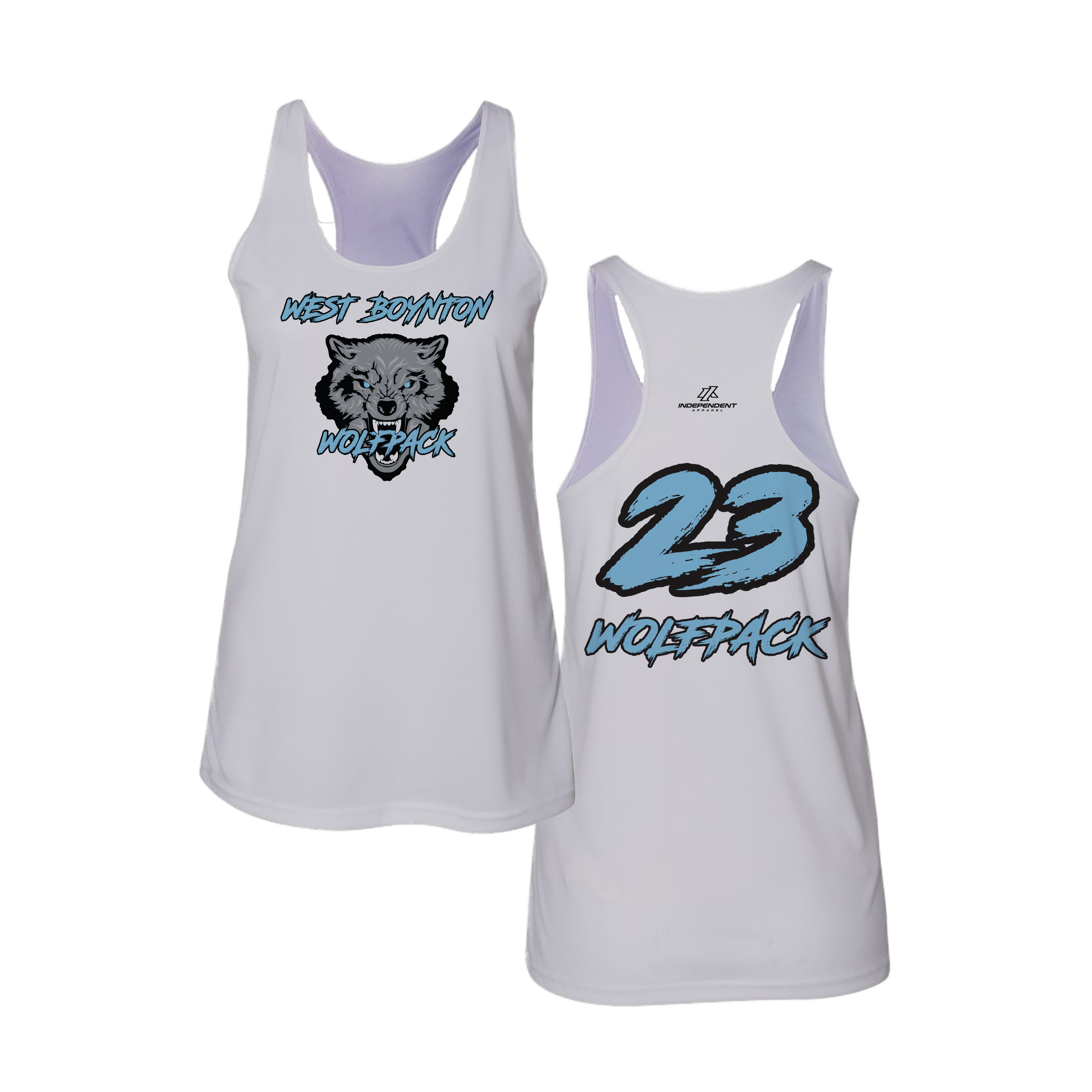 West Boynton Wolfpack Logo Women's Tank Top