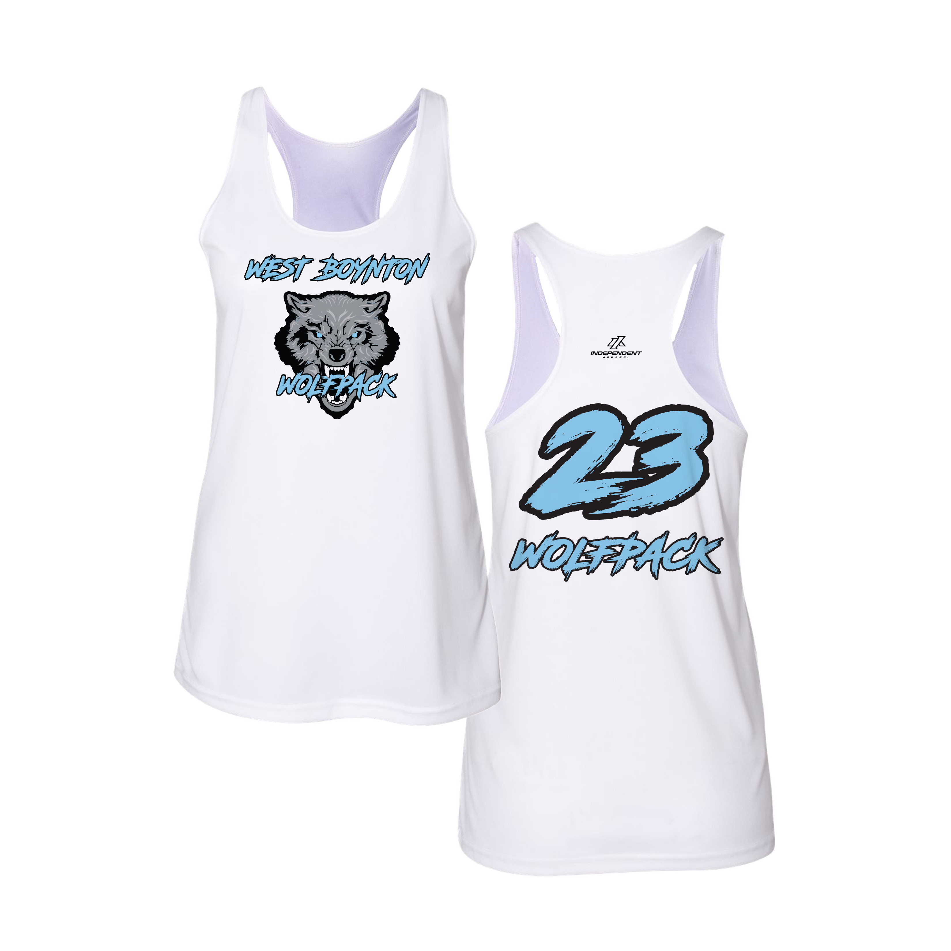 West Boynton Wolfpack Logo Women's Tank Top