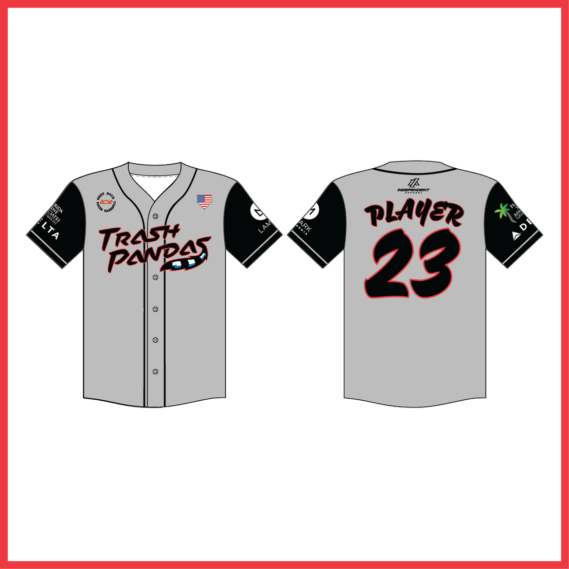 WBYB Trash Pandas Coach Jersey (3-4 WEEK TURNAROUND)