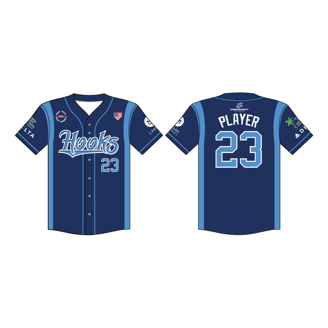 WBYB Hooks Coach Jersey (3-4 WEEK TURNAROUND)