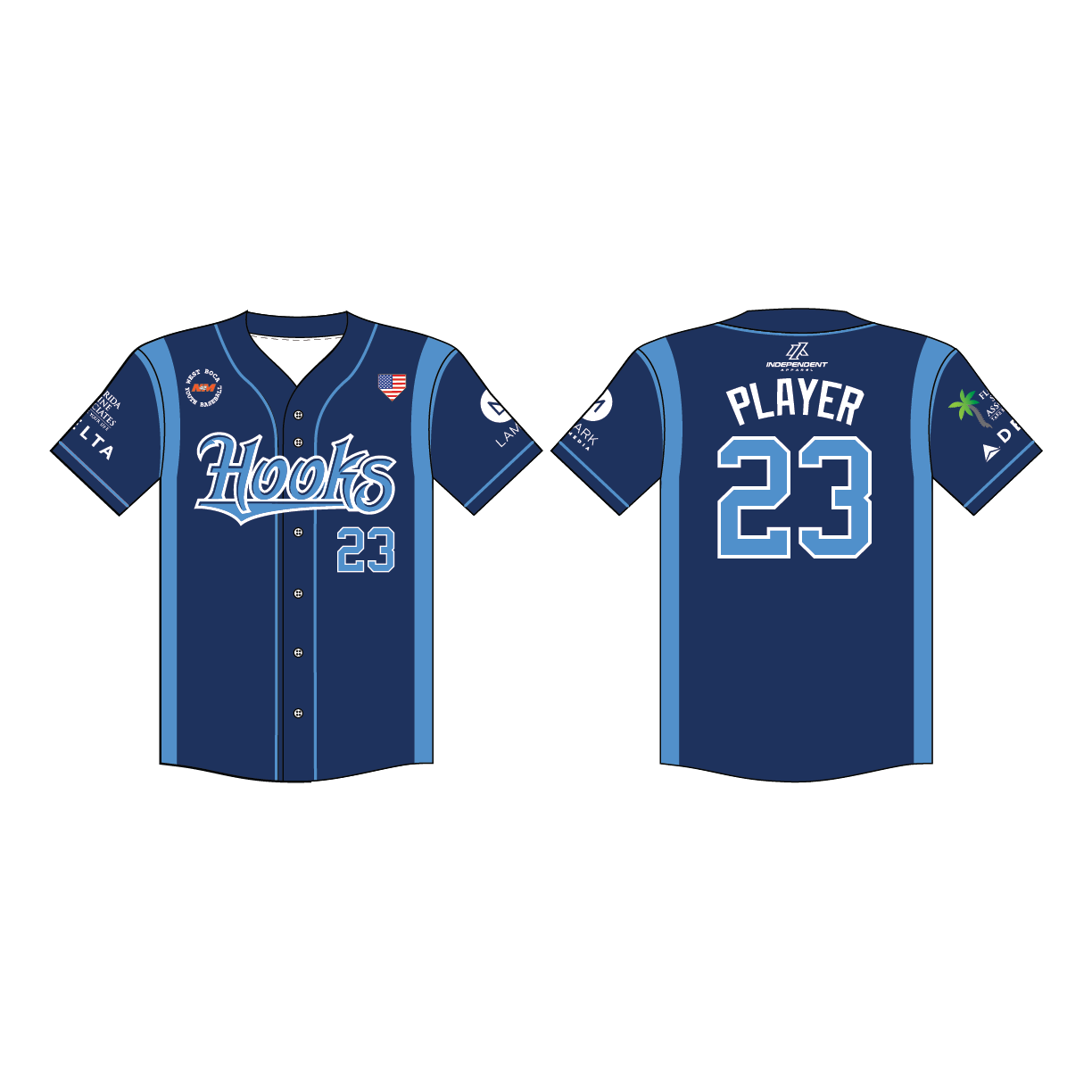 WBYB Hooks Coach Jersey (3-4 WEEK TURNAROUND)