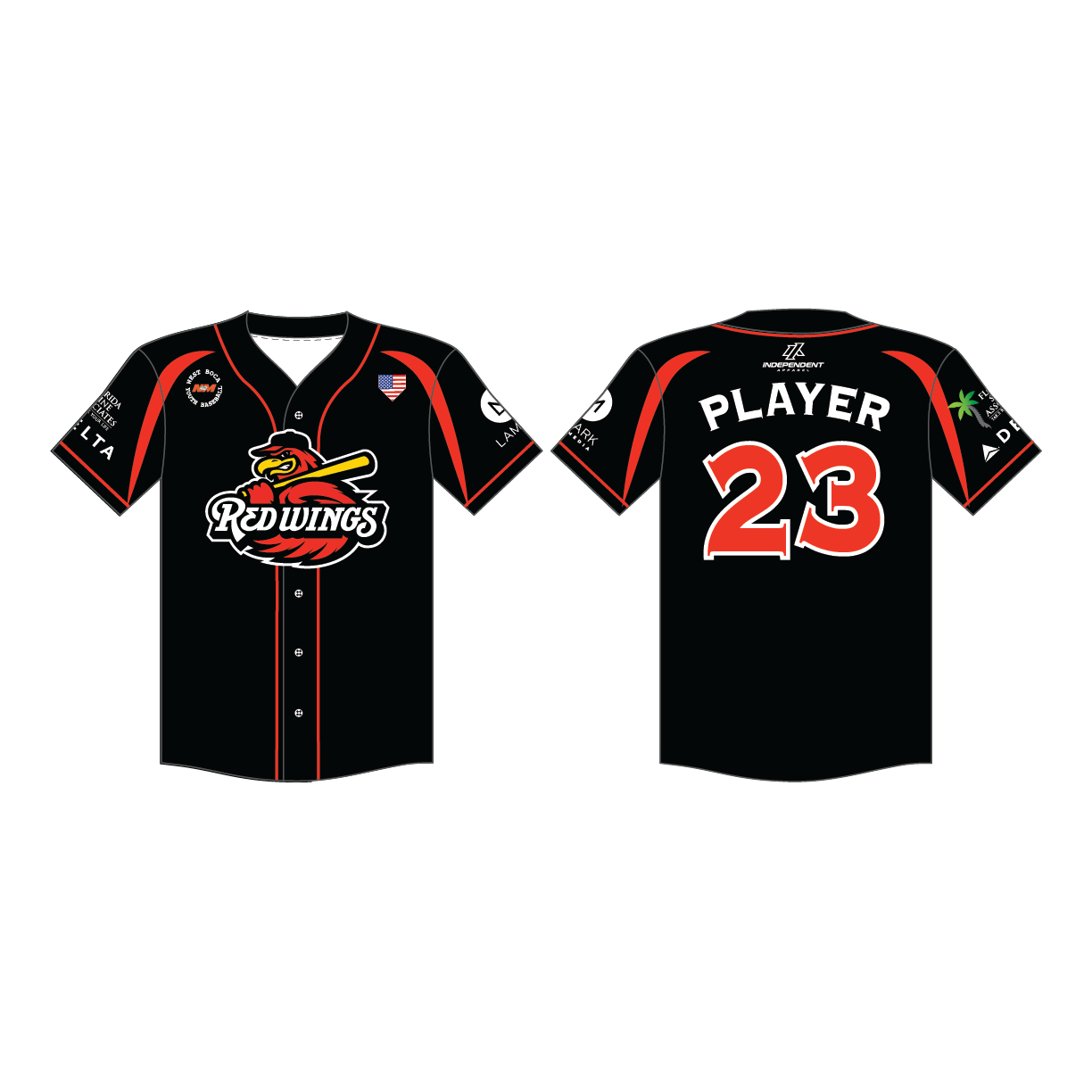 WBYB Redwings Coach Jersey (3-4 WEEK TURNAROUND)