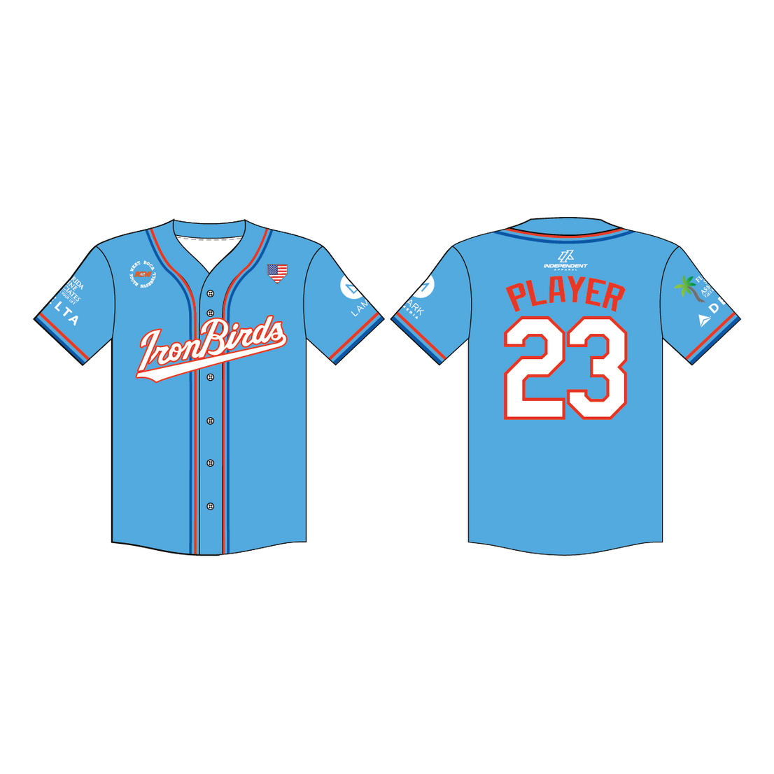 WBYB Ironbirds Coach Jersey (3-4 WEEK TURNAROUND)