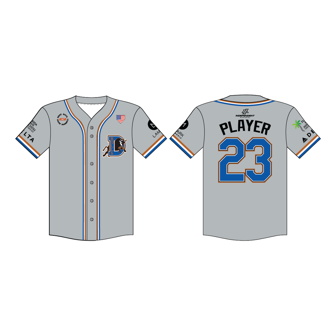 WBYB Bulls Coach Jersey (3-4 WEEK TURNAROUND)