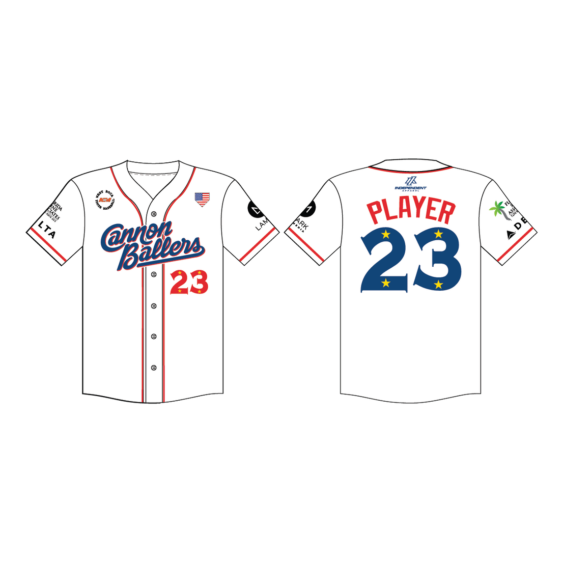 WBYB Cannon Ballers Coach Jersey (3-4 WEEK TURNAROUND)