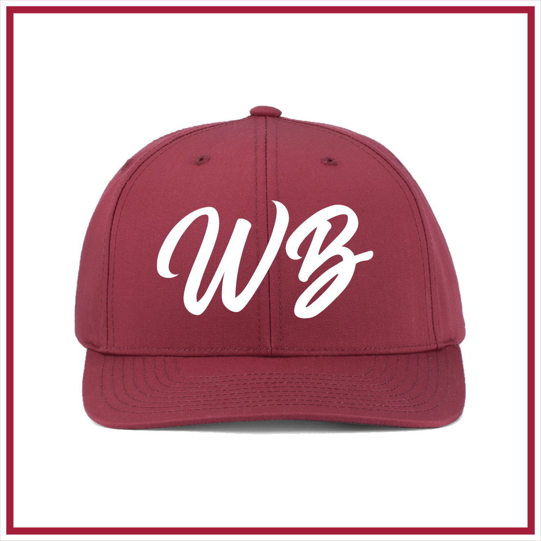 WBYB Fall '26 Alabama Dark Red Snapback Hat