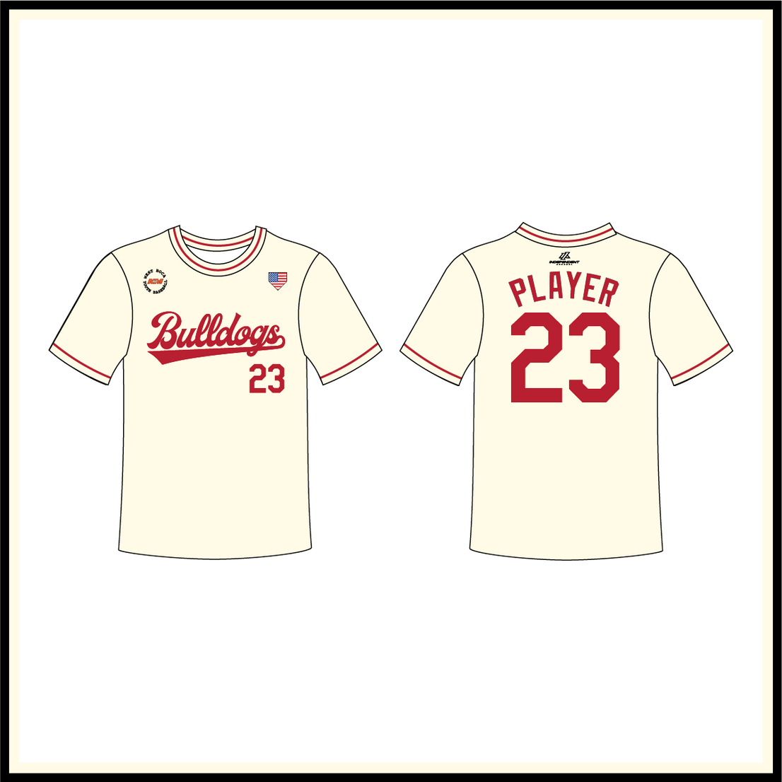 WBYB Fall '26 Bulldogs Fan Replica Jersey (3-4 WEEK TURNAROUND)