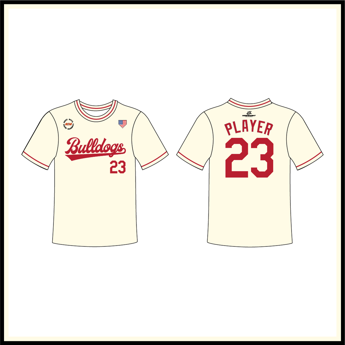 WBYB Fall '26 Bulldogs Fan Replica Jersey (3-4 WEEK TURNAROUND)