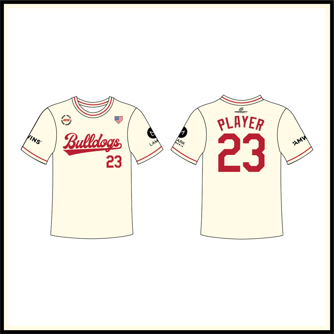 WBYB Fall '26 Bulldogs Coach Jersey (3-4 WEEK TURNAROUND)