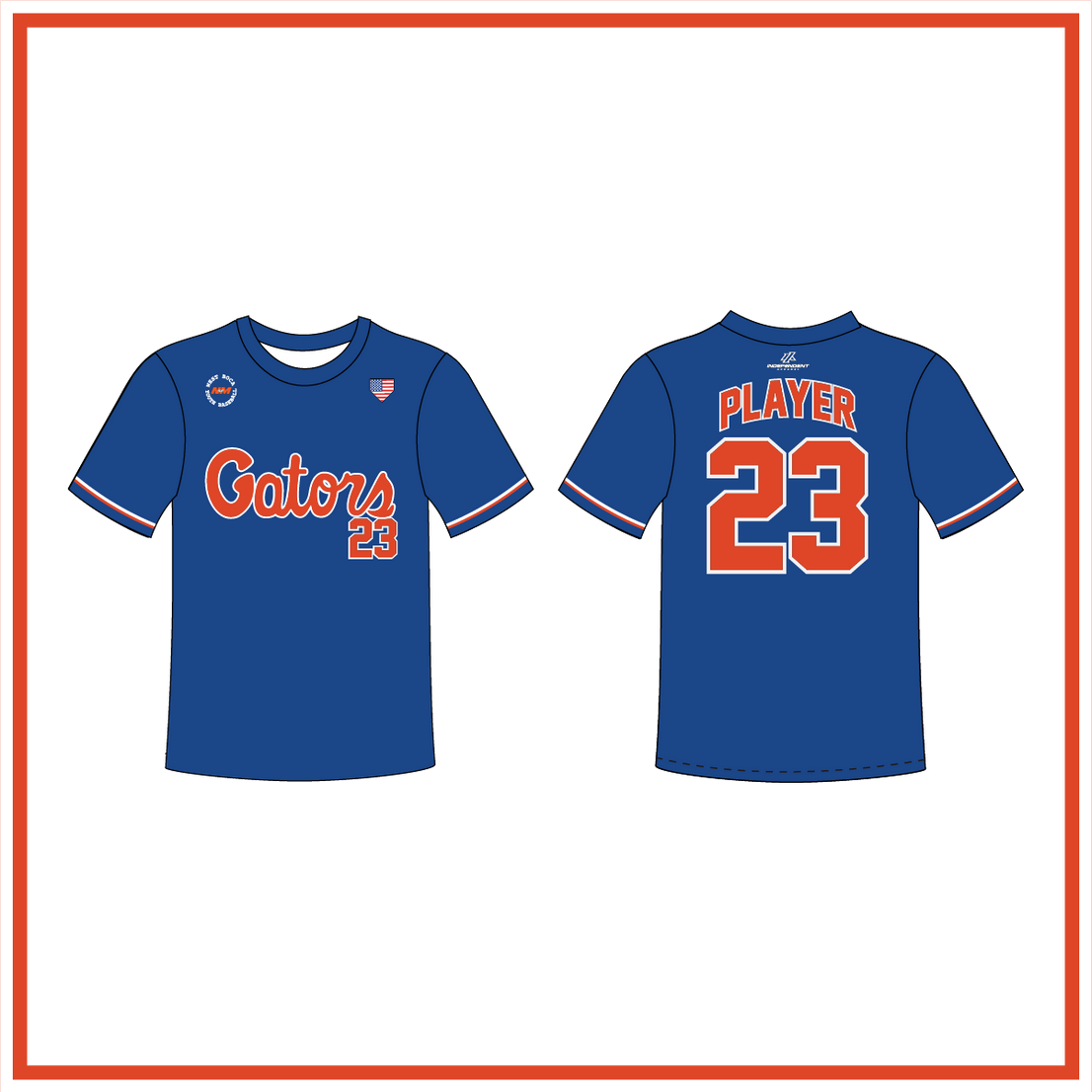 WBYB Fall '26 Gators Fan Replica Jersey (3-4 WEEK TURNAROUND)