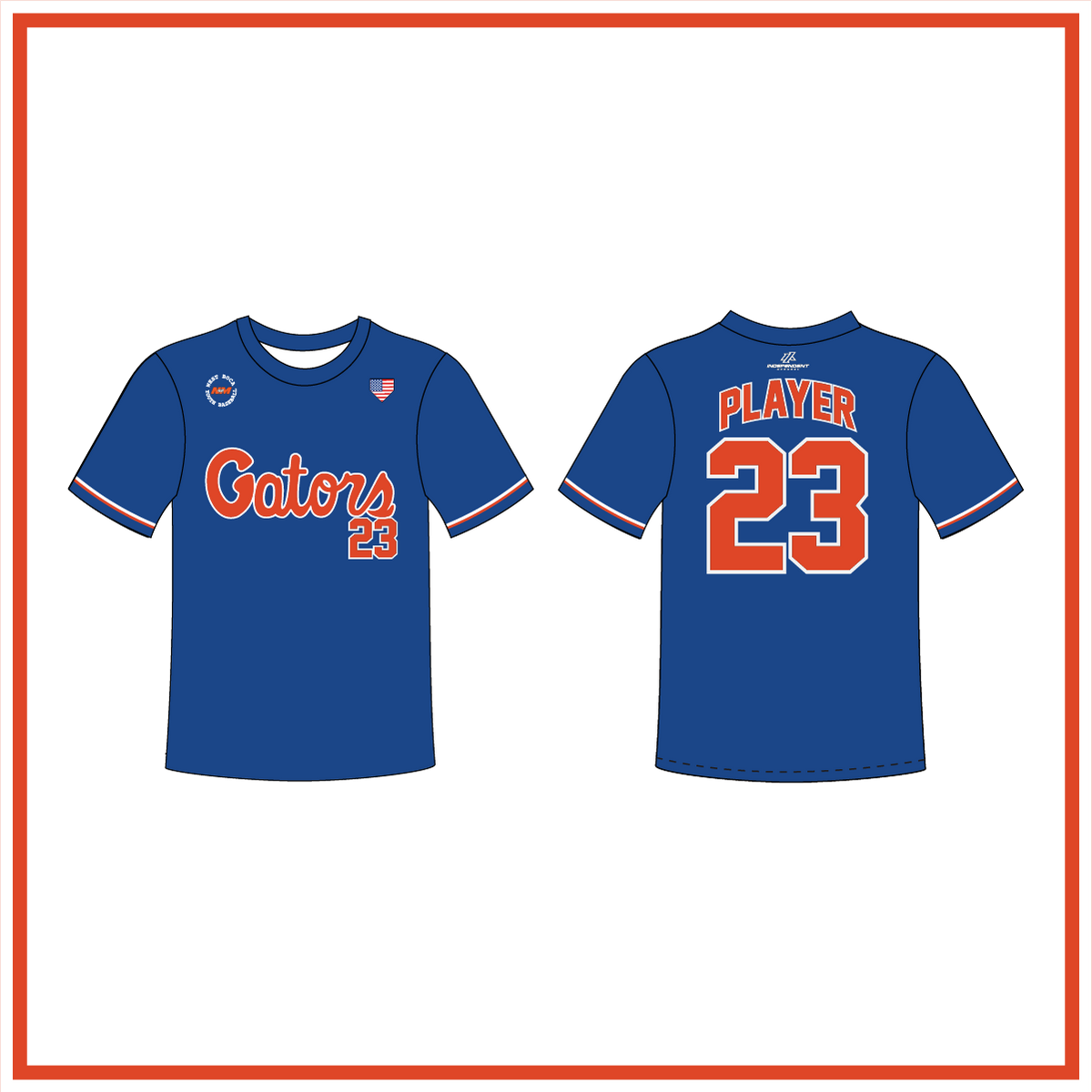 WBYB Fall '26 Gators Fan Replica Jersey (3-4 WEEK TURNAROUND)