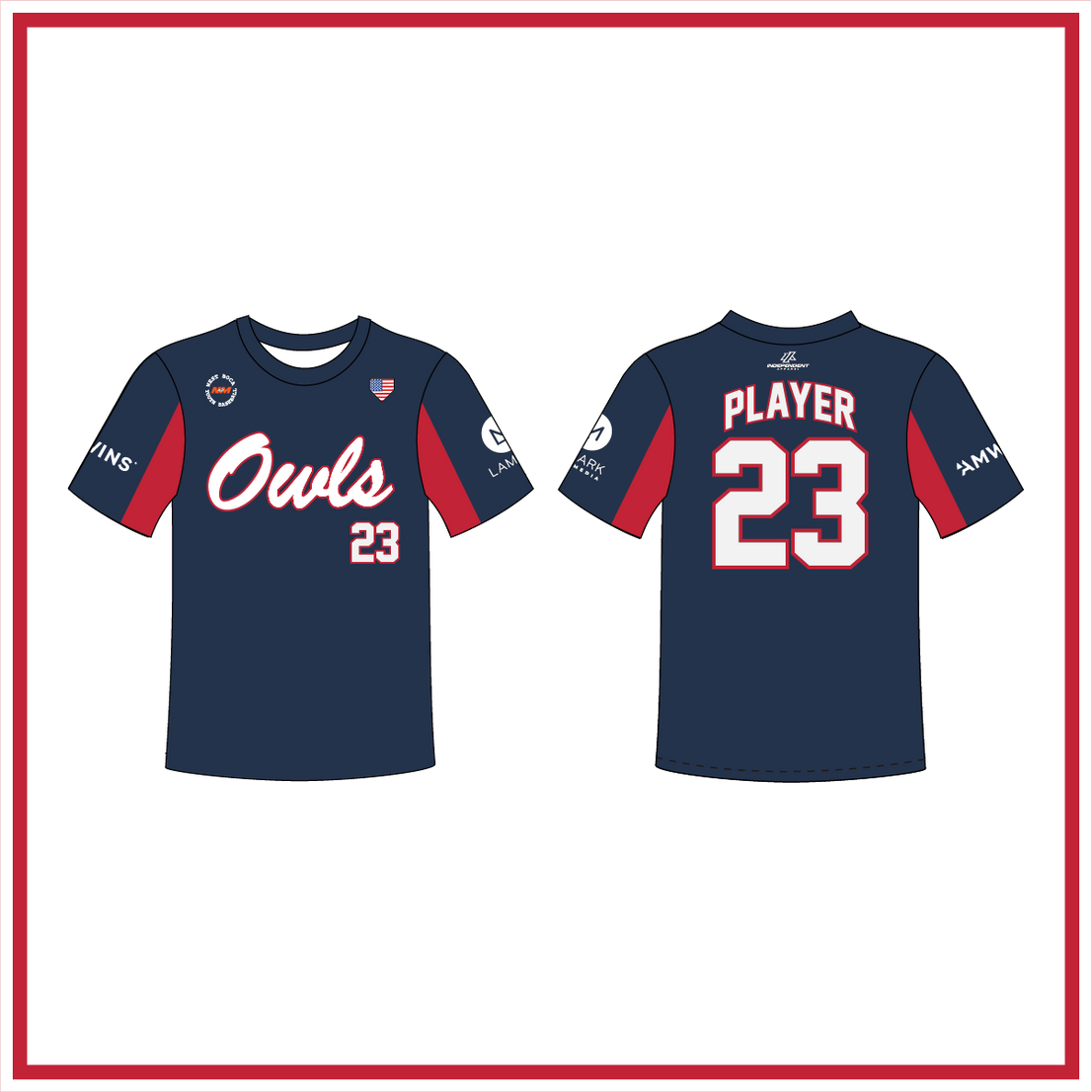 WBYB Fall '26 Owls Coach Jersey (3-4 WEEK TURNAROUND)
