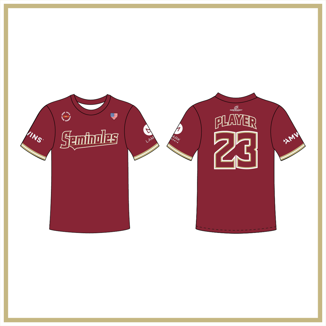 WBYB Fall '26 Seminoles Coach Jersey (3-4 WEEK TURNAROUND)