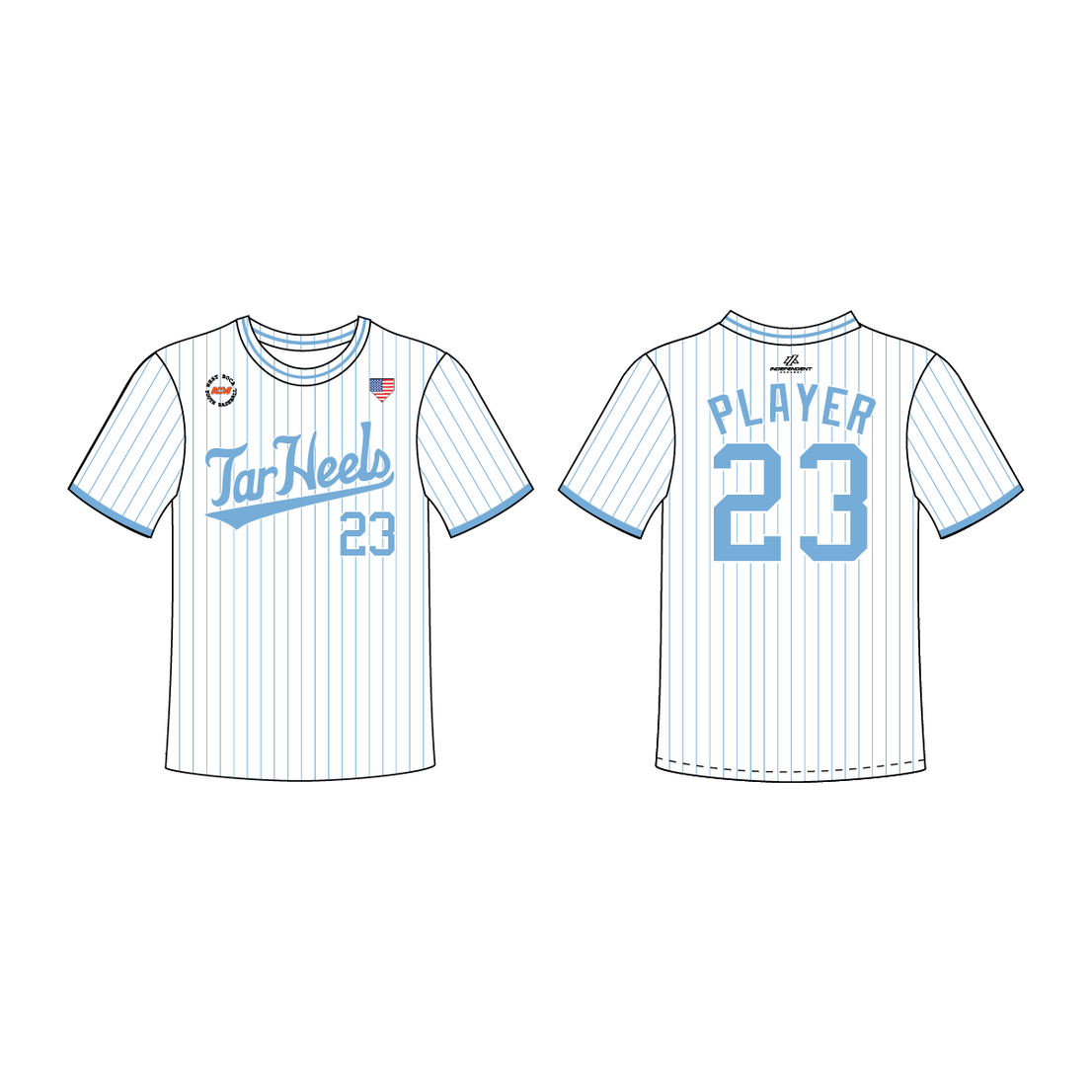 WBYB Fall '26 Tar Heels Fan Replica Jersey (3-4 WEEK TURNAROUND)