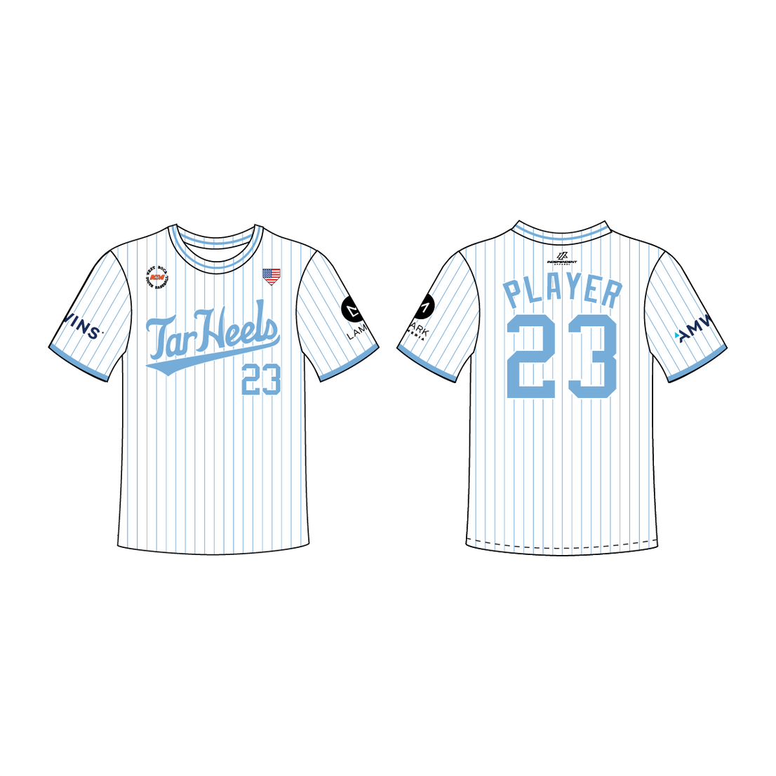 WBYB Fall '26 Tar Heels Coach Jersey (3-4 WEEK TURNAROUND)