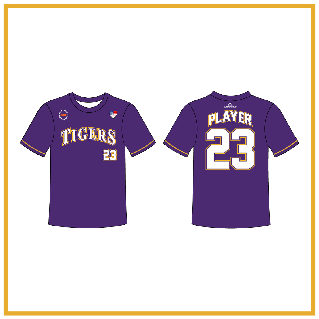 WBYB Fall '26 Tigers Fan Replica Jersey (3-4 WEEK TURNAROUND)