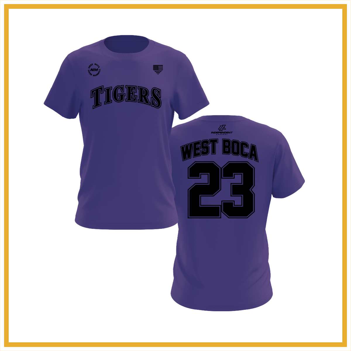 WBYB Fall ‘26 Tigers Purple Practice Shirt