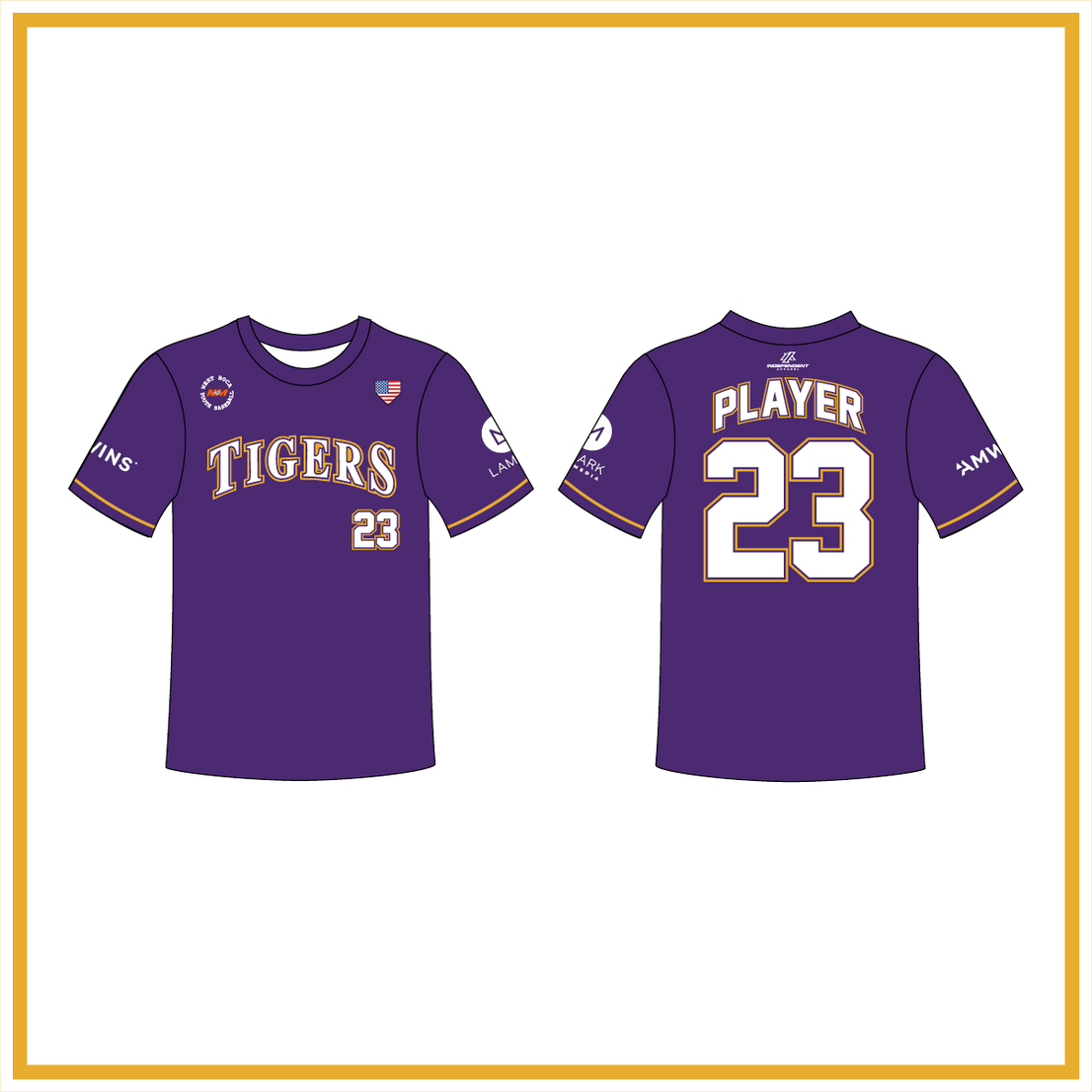 WBYB Fall '26 Tigers Coach Jersey (3-4 WEEK TURNAROUND)