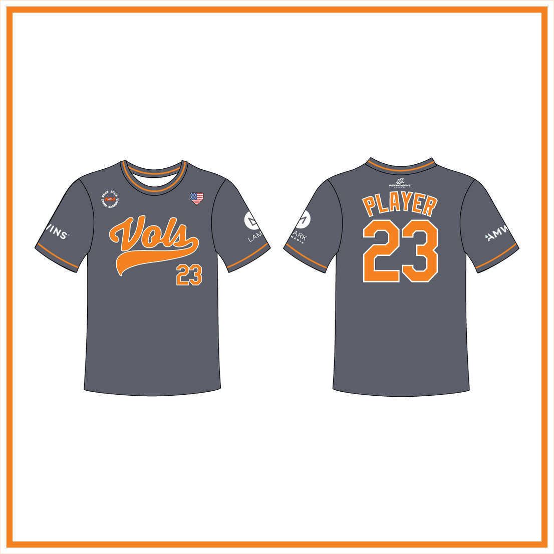 WBYB Fall '26 Vols Coach Jersey (3-4 WEEK TURNAROUND)