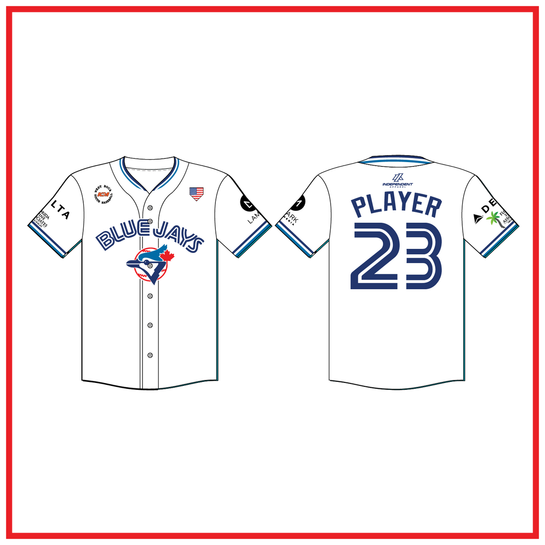 WBYB Spring '26 Blue Jays Fan Replica Jersey (3-4 WEEK TURNAROUND)