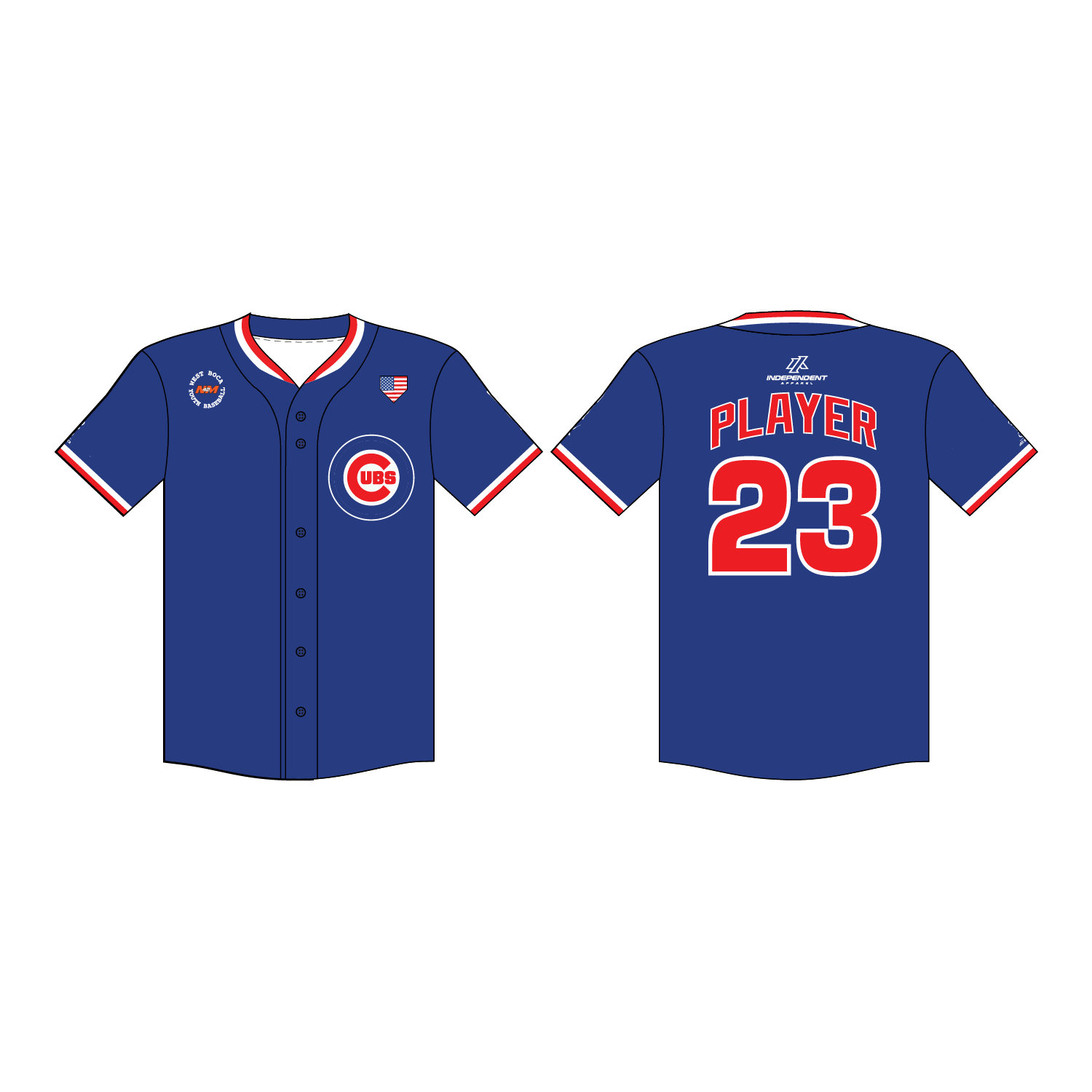 WBYB Spring '26 Cubs Coach Jersey (3-4 WEEK TURNAROUND)