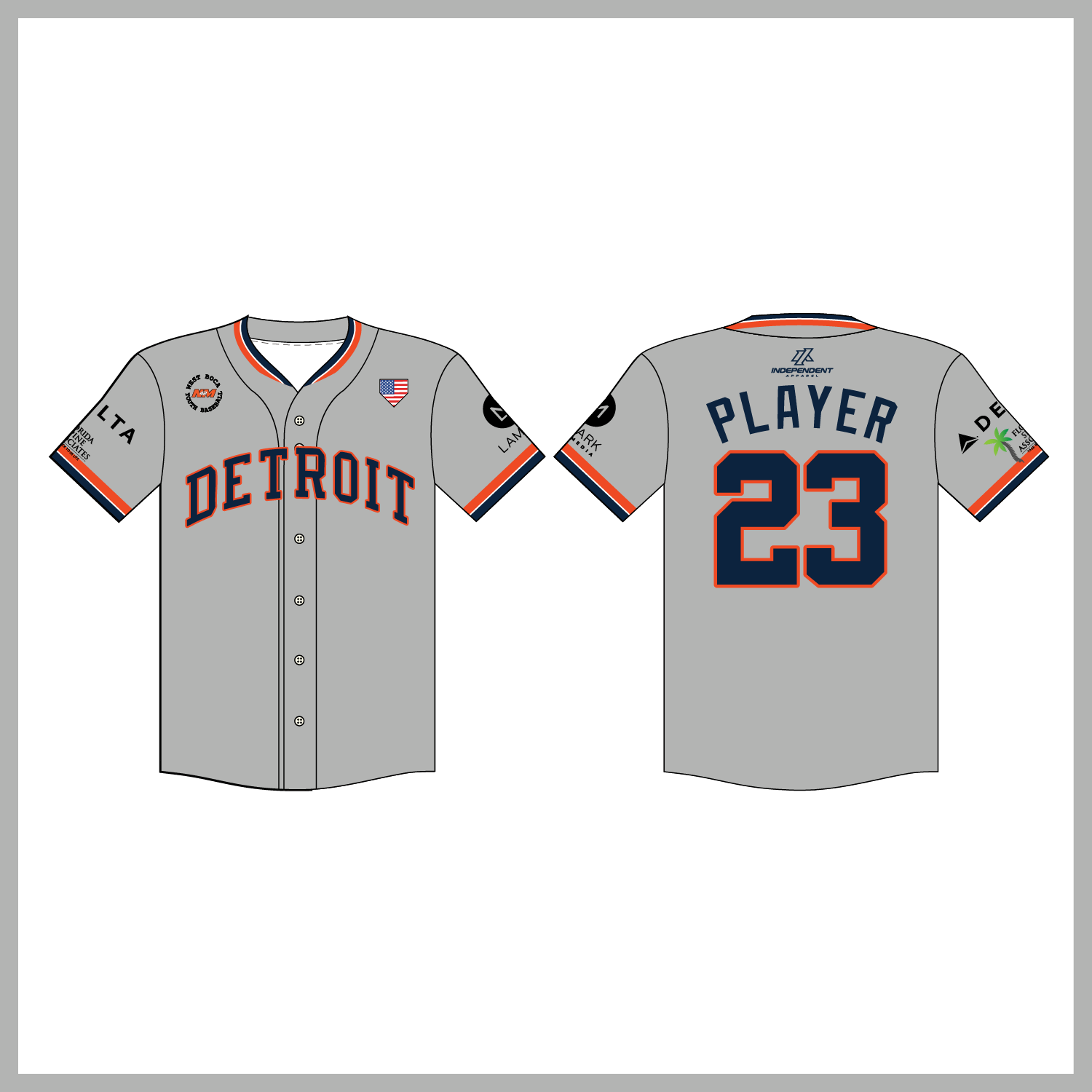 WBYB Spring '26 Tigers Coach Jersey (3-4 WEEK TURNAROUND)