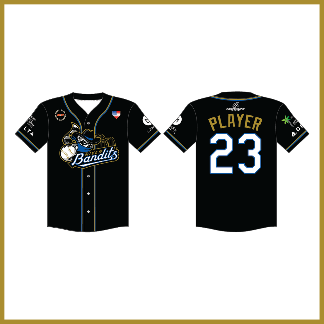 WBYB River Bandits Coach Jersey (3-4 WEEK TURNAROUND)