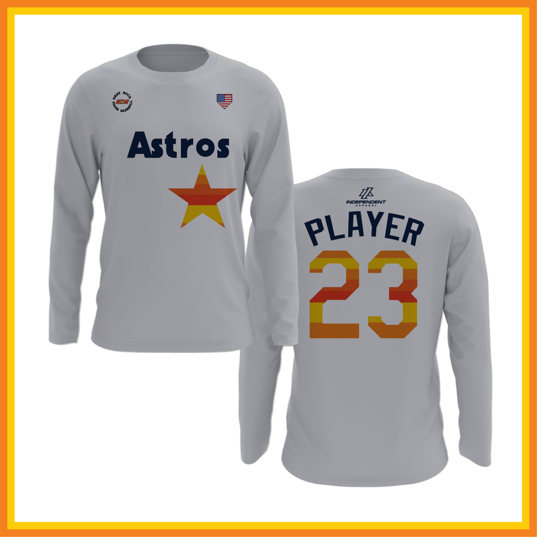 WBYB Spring 2026 Astros Long Sleeve Shirt