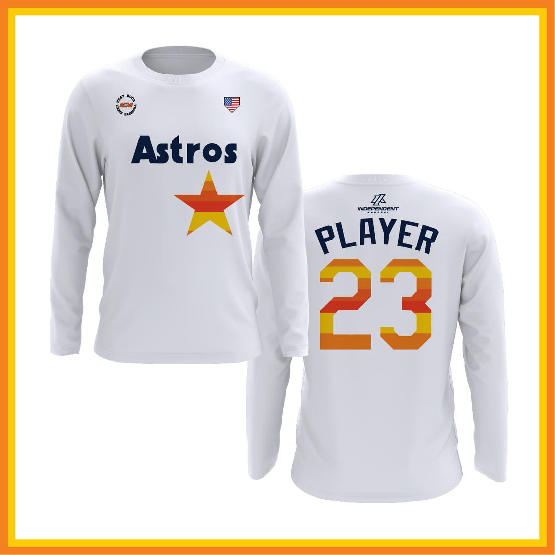 WBYB Spring 2026 Astros Long Sleeve Shirt